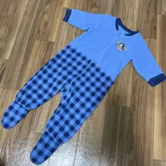 UNIQLO ベビー　ディズニーコラボ　フリースカバーオール　ブルー　60cm