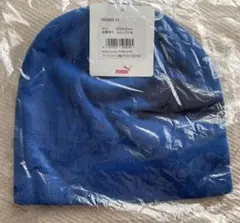 PUMA ニット帽 青 KD(54-57cm)