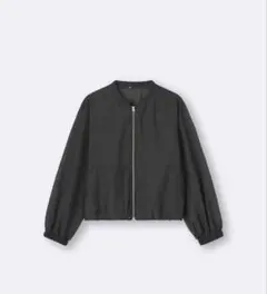 GU シアーブルゾン 黒 サイズXLのサムネイル