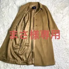 良品✨Burberry ステンカラーコート カシミア100% 大きいサイズ