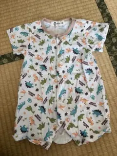 恐竜柄ロンパース 80cm
