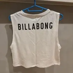 BILLABONG ホワイト クロップドTシャツ
