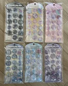 カミオジャパン　カプセルポップシール　全6種　コンプリートセット　まとめ売り 正規品】カミオジャパン カプセルポップシール レア コンプリート 6枚