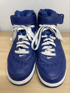 【NIKE AIR force 1 】ナイキスニーカー ブルー系 26〜27