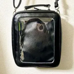 ぬいショルダー 縦型 ブラック