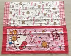 【新品未使用】ハローキティ　フェイスタオル　2枚セット　バラ売り不可