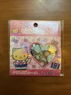 日焼けキティ　おはじきシール15ピース