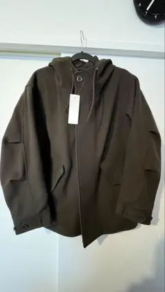 新品未使用GU コージーメルトンパーカー L ダークグリーン