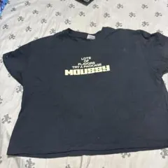 MOUSSY オーバーサイズ Tシャツ 黒