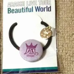 嵐 ヘアゴム 紫