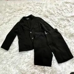 【大人気】コムサイズム フォーマル セットアップ 黒 100A 男の子 キッズ