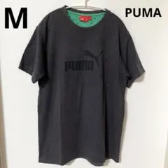 【1008】PUMA ロゴ入り　半袖シャツ　M