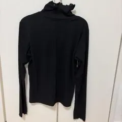 GU ブラック タートルネック L
