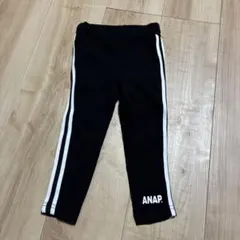 ANAP ブラック ボトムス 90cm サイドストライプのサムネイル