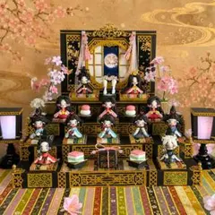 月窓に咲く桜雛 ～豪華段飾り～のサムネイル