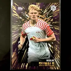 【美品】サッカーカード ニコラスザイヴァルト ライプツィヒ topps gold