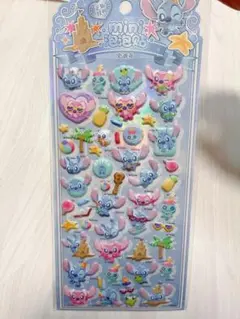 早い者勝ち！ベビースティッチ ぷくぷく立体シール♡