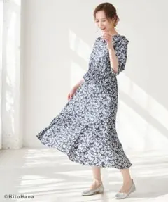 （セール）ヒトハナ×ロペピクニック*フラワーワンピース