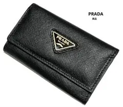 プラダ　キーケース　6連　メンズ　サフィアーノレザー　PRADA キーケース