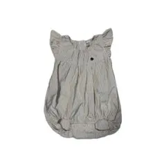 POLO baby ストライプ柄ロンパース