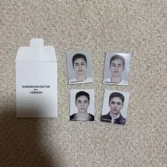 【全4種コンプ】バーノン SUNGBOON EDITOR 特典 証明写真 封筒付