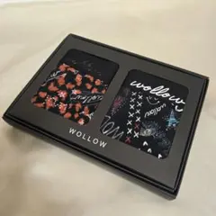 2枚組 シルクのような肌触り WOLLOW ボクサーパンツ Lサイズ 新品未使用