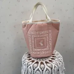 KINOKUNIYA エコバッグ ピンク/旧デザイン/レア/ミニトートバッグのサムネイル