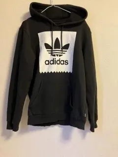 adidas originalフード付きパーカー M ブラック