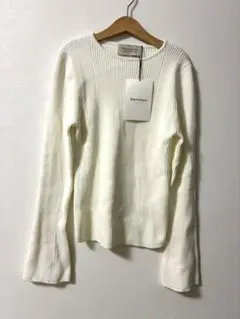 新品★DONOBAN フレア袖 リブニット長袖