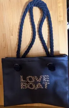 LOVEBOAT 品切れ品 スクエアトートバッグ ヒョウ柄のサムネイル