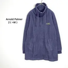 アーノルドパーマー◉トレーナー スウェット ネイビー チュニック丈 刺繍ロゴ