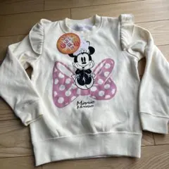 裏ぽか　ミニー裏起毛トレーナー♡