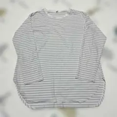 UNIQLO ボーダー 長袖 Tシャツ XLサイズ