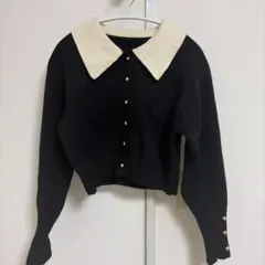 GRL 配色カラーゴールドボタンカーディガン[mb1606]