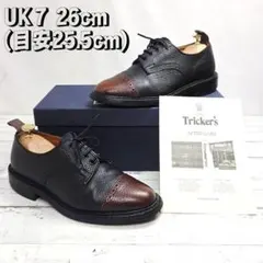 Tricker's トリッカーズ M7690 マトロック 黒×茶 UK7のサムネイル