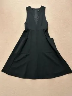 イネド　INED ワンピース　ジャンバースカート　7号　黒