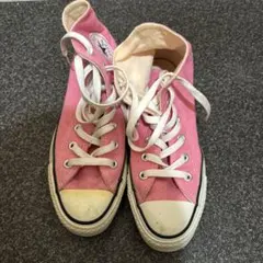 Converse ピンク ハイカット スニーカー