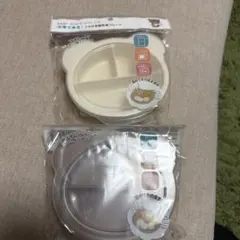 フタ付き離乳食プレート 2個セットのサムネイル