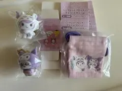 ちいかわ　サンリオ　コラボ　シークレットフロッキーマスコットチャーム　クロミ