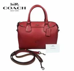 COACH コーチ ショルダーバッグ レヴェル バッグ・カラーブロック 極美 
