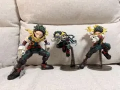 僕のヒーローアカデミア 緑谷出久 フィギュア3体セット