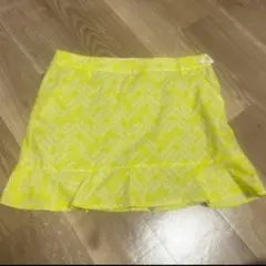 New Balance ゴルフ イエロージグザグスカート 3回程着用美品