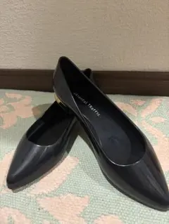 ORiental TRaffic レインパンプス　ブラック ゴールドヒールのサムネイル
