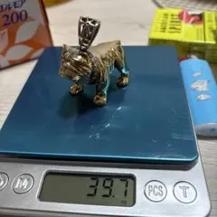 プードル 銀製ネックレストップ 17g - メルカリ