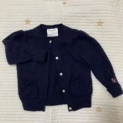 ラルフローレン　ネイビー カーディガン ボタン付き