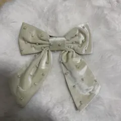 Darich ビッグリボン レザー バレッタ ブラウン - メルカリ