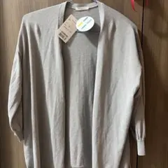 カーディガン 七分袖　グレー M 新品タグ付き　uvカット　冷感　速乾のサムネイル