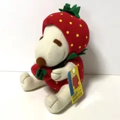 スヌーピー いちごコスチューム ぬいぐるみ