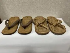 茶事道具　露地草履　9客セット　草履レトロ 楽天市場】【茶事】【茶会】露地草履ソックス用X鼻緒 : 花器