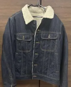 GU ボアデニムジャケット　ジージャン　裏起毛